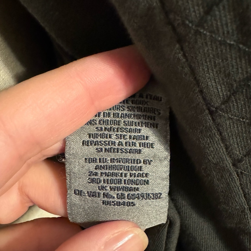 Anthropologie Grey Quilted Moto Jacket - Picture 7 of 7